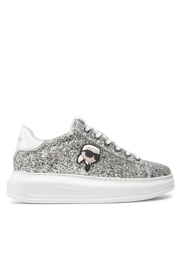 Karl Lagerfeld - KARL LAGERFELD Sneakersy KL62573N Srebrny. Kolor: srebrny