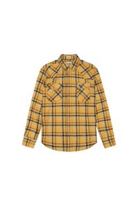 Wrangler - MESKA KOSZULA WRANGLER WESTERN SHIRT BROWN BLUE 112372456 #6