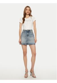 Guess T-Shirt W5RI11 J1314 Biały Regular Fit. Kolor: biały. Materiał: bawełna #5