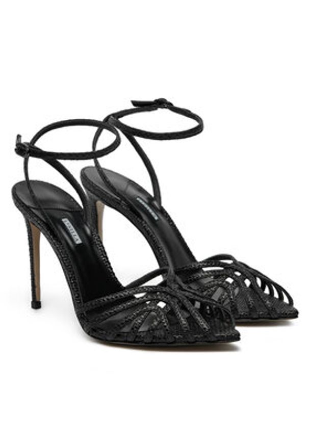 LE SILLA - Le Silla Sandały 2309B100RCPPPAN Czarny. Kolor: czarny. Materiał: skóra