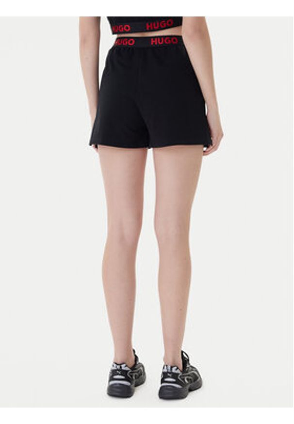 Hugo Szorty sportowe Sporty Logo 50520498 Czarny Regular Fit. Kolor: czarny. Materiał: syntetyk