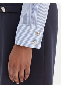 Morgan Sukienka koszulowa 261-RIVOL Granatowy Slim Fit. Kolor: niebieski. Materiał: syntetyk. Typ sukienki: koszulowe #3