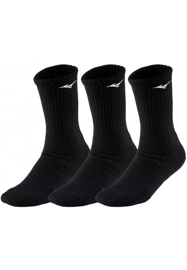 Zestaw 3 skarpet Mizuno Training. Kolor: wielokolorowy, biały, czarny. Sport: fitness