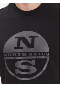 North Sails T-Shirt 692837 Czarny Regular Fit. Kolor: czarny. Materiał: bawełna #5