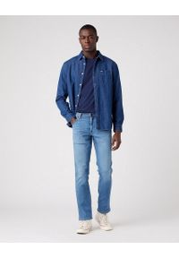 Wrangler - WRANGLER TEXAS SLIM MĘSKIE SPODNIE JEANSOWE THE STORY W12S7424J 112319197 #5