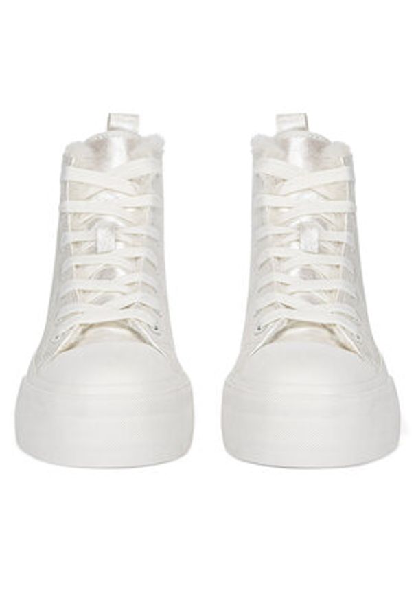 Jenny Fairy Trampki WFA2912-1 Écru. Materiał: skóra