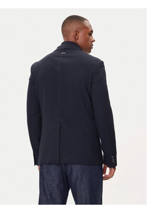 Guess Marynarka M5BN85 WJ010 Beżowy Slim Fit. Kolor: beżowy. Materiał: wiskoza