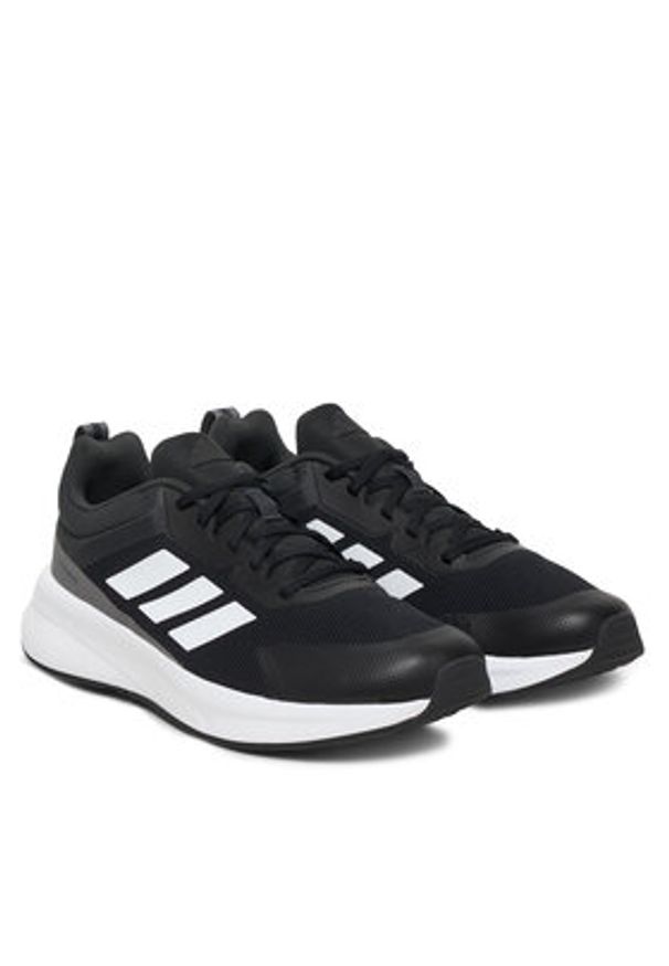 Adidas - adidas Sneakersy Fortarun 4.0 J JQ5167 Czarny. Kolor: czarny. Materiał: materiał