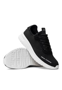 Sneakersy męskie czarne Armani Exchange XUX128 XV548 00002. Kolor: czarny