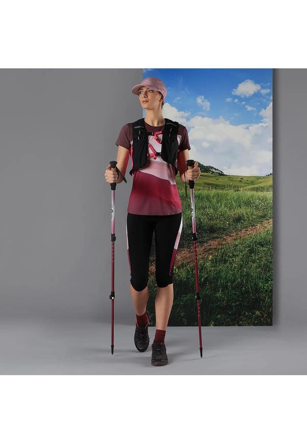 Legging kobieta CMP 3/4. Kolor: zielony, wielokolorowy, brązowy