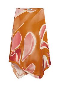 Desigual Spódnica midi 26SWFW13 Pomarańczowy Regular Fit. Kolor: pomarańczowy. Materiał: wiskoza. Długość: midi #5