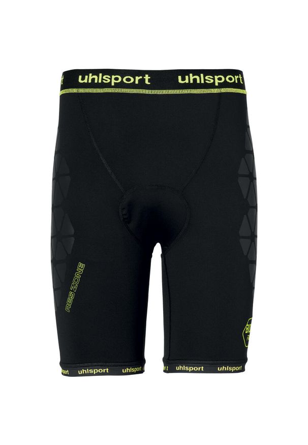 UHLSPORT - Niewyściełane spodenki Uhlsport Bionikframe. Kolor: czarny, wielokolorowy, żółty. Sport: fitness, piłka nożna