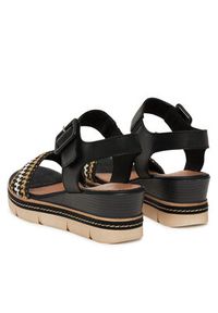 Remonte Sandały D2L55-03 Czarny. Kolor: czarny. Materiał: skóra #4