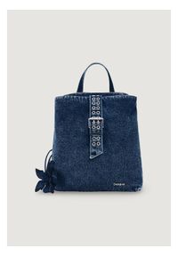 Desigual Plecak 26SAKD03 Niebieski. Kolor: niebieski. Materiał: materiał #1