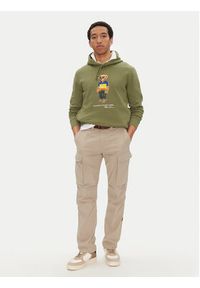 Polo Ralph Lauren Bluza 710973147001 Khaki Regular Fit. Typ kołnierza: polo. Kolor: brązowy. Materiał: bawełna