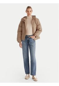 Calvin Klein Jeans Kurtka puchowa LV044D522G Beżowy Regular Fit. Kolor: beżowy. Materiał: syntetyk #8