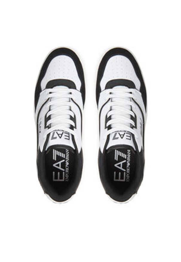 EA7 Emporio Armani Sneakersy X8X187 XK402 C695 Biały. Kolor: biały. Materiał: skóra