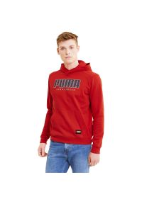 Bluza z kapturem męskie Puma Athletics FL. Typ kołnierza: kaptur. Kolor: czerwony. Materiał: bawełna, materiał. Sport: fitness #1