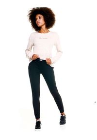 LEONE 1947 APPAREL - Damskie spodnie Leone z mankietem Winter Chic Boxing. Kolor: czarny. Materiał: tkanina. Sport: fitness