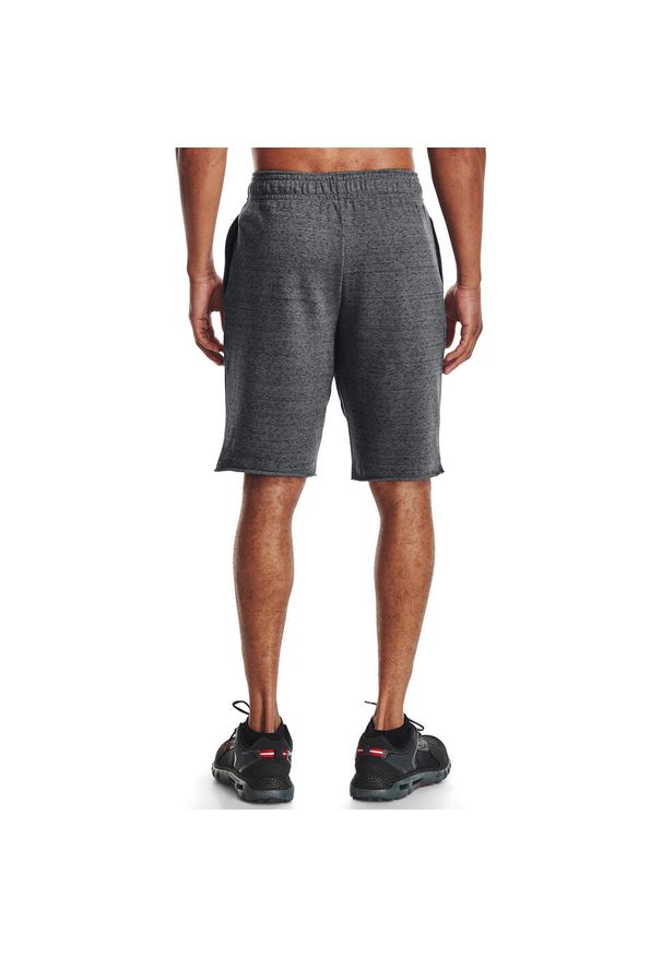 Spodenki Under Armour Ua Rival Terry, Mężczyźni. Kolor: biały, wielokolorowy, szary. Materiał: materiał