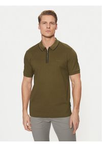 BOSS Polo PORSCHE X PORSCHE 50531463 Khaki Regular Fit. Typ kołnierza: polo. Kolor: brązowy. Materiał: bawełna #1
