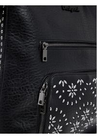 Desigual Plecak 25SAKP22 Czarny. Kolor: czarny. Materiał: skóra