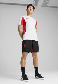 Puma - Męska koszulka AC Milan ftblARCHIVE PUMA White For All Time Red. Kolor: biały, czerwony, wielokolorowy. Materiał: guma. Wzór: nadruk
