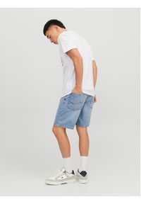 Jack & Jones - Jack&Jones Szorty jeansowe Chris 12229154 Niebieski Relaxed Fit. Kolor: niebieski. Materiał: jeans, bawełna