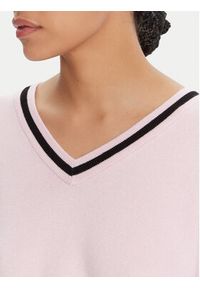 Liu Jo Sport Sweter TF5229 MS59L Różowy Regular Fit. Kolor: różowy. Materiał: syntetyk. Styl: sportowy #5