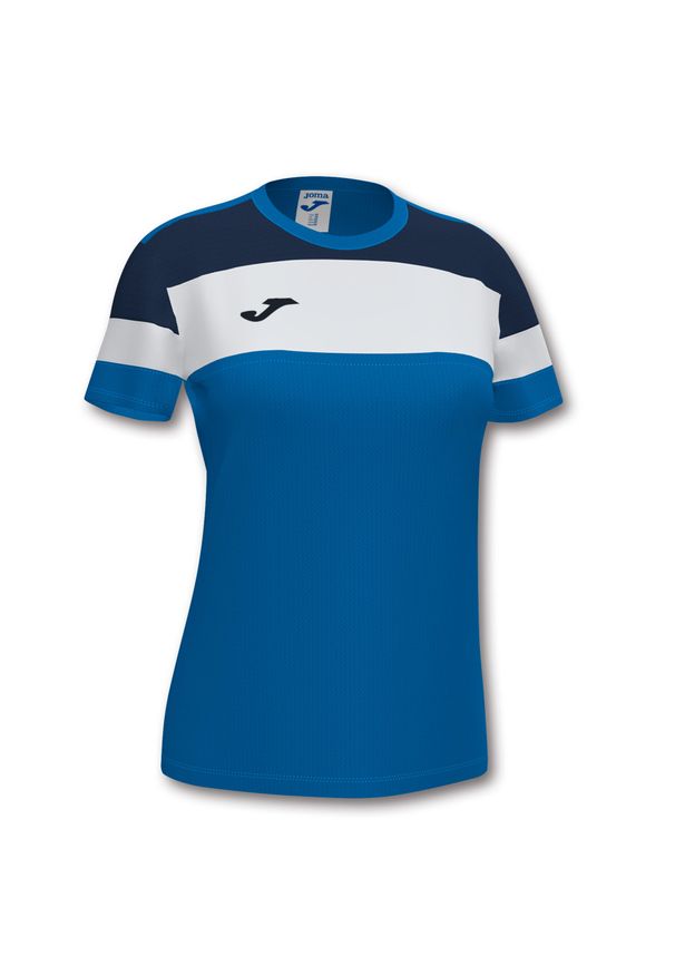 Koszulka do piłki nożnej damska Joma Crew IV. Kolor: wielokolorowy, niebieski, biały. Sport: piłka nożna