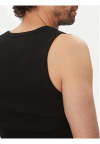 Karl Lagerfeld - KARL LAGERFELD Tank top 755401 552238 Czarny Slim Fit. Typ kołnierza: dekolt w karo. Kolor: czarny. Materiał: bawełna #4