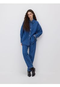 Reserved - Jeansy straight fit - niebieski. Kolor: niebieski #1