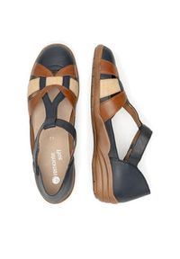 Remonte Półbuty R7601-14 Granatowy. Kolor: niebieski. Materiał: skóra #6