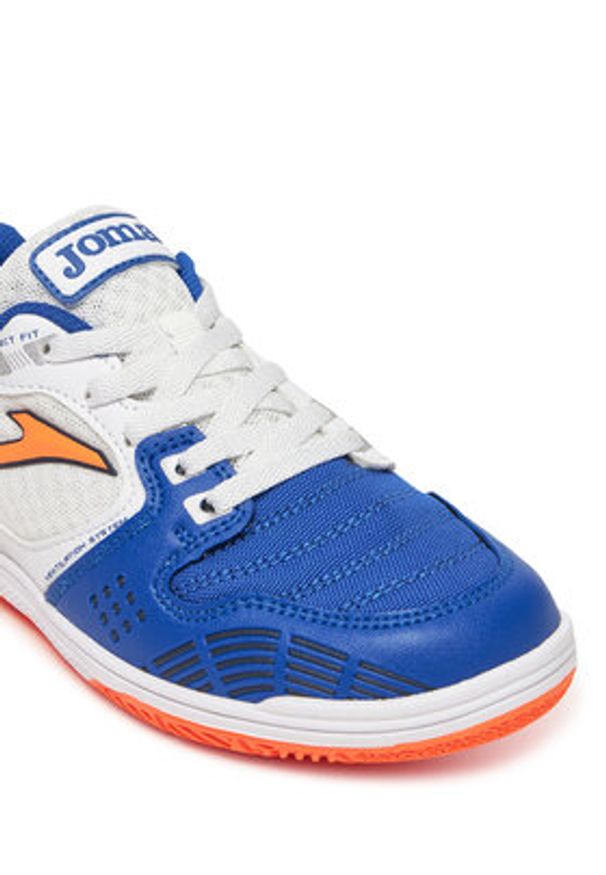 Joma Buty do piłki nożnej Sala Max Jr 2504 SMJS2504IN Biały. Kolor: biały. Materiał: materiał