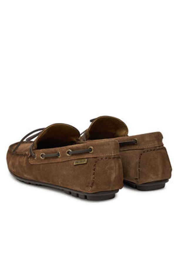 Barbour Mokasyny MFO0796BR95 Brązowy. Kolor: brązowy. Materiał: zamsz, skóra