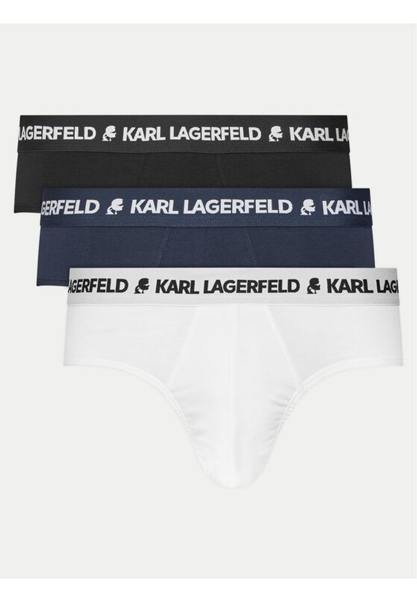 Karl Lagerfeld - KARL LAGERFELD Komplet 3 par slipów A1M47152 Kolorowy. Materiał: bawełna. Wzór: kolorowy