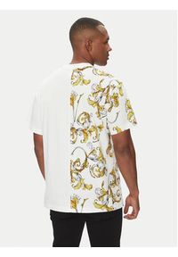 Versace Jeans Couture T-Shirt 78GAH609 Biały Regular Fit. Kolor: biały. Materiał: bawełna #5
