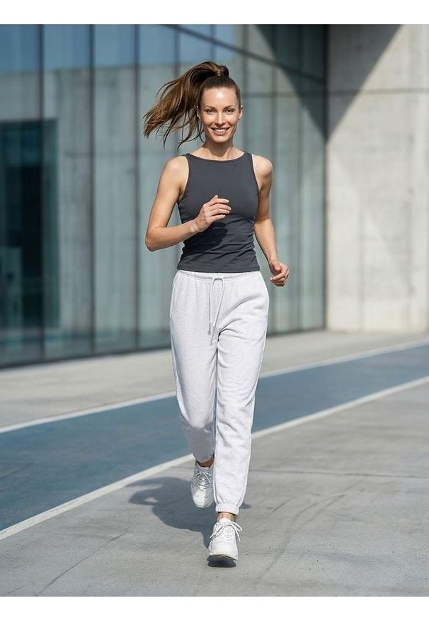 Sinsay - Spodnie dresowe jogger - Inny. Materiał: dresówka