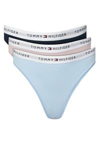 TOMMY HILFIGER - Tommy Hilfiger Komplet stringów UW0UW05530 Kolorowy. Materiał: bawełna. Wzór: kolorowy #6