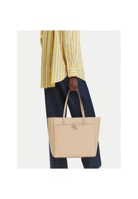 Lauren Ralph Lauren - Torebka LAUREN RALPH LAUREN. Kolor: beżowy #1