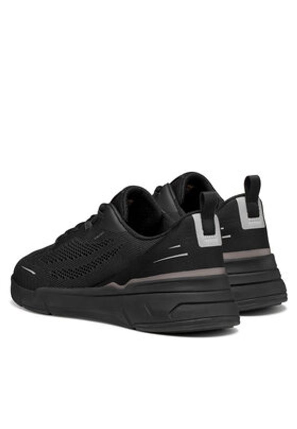 Geox Sneakersy U Vittour U65N8B 06K15 C9999 Czarny. Kolor: czarny. Materiał: materiał