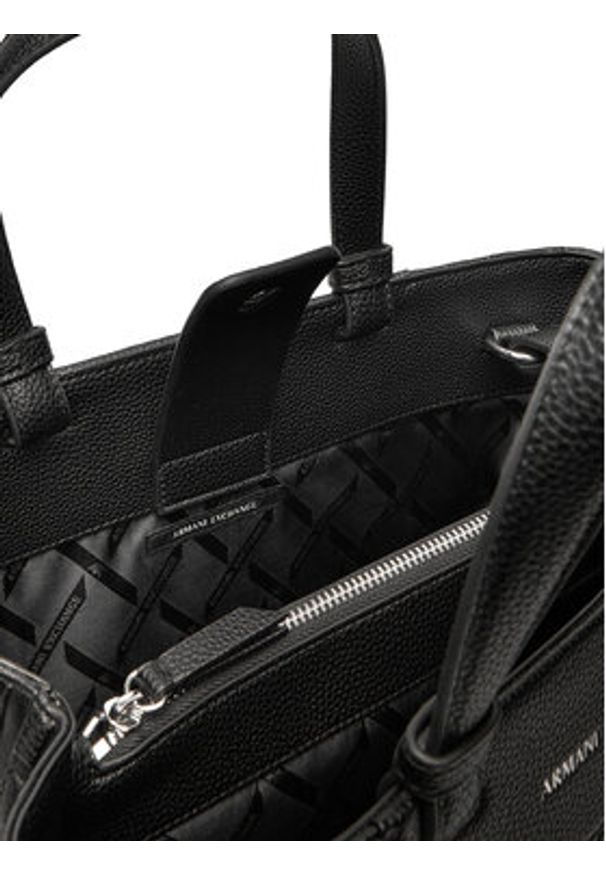 Armani Exchange Torebka XW001222 AF15774 UC001 Czarny. Kolor: czarny. Materiał: skórzane