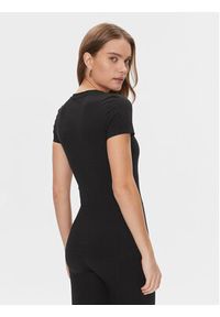 Guess T-Shirt Camelia W4RI47 J1314 Czarny Slim Fit. Kolor: czarny. Materiał: bawełna