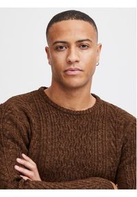 Blend Sweter 20716101 Brązowy Regular Fit. Kolor: brązowy. Materiał: syntetyk #3