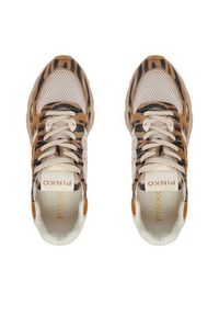 Pinko - PINKO Sneakersy Zoe 18B SS0175 P088 Beżowy. Kolor: beżowy. Materiał: skóra, zamsz #6