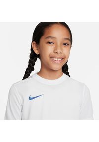 Koszulka treningowa chłopięca Nike JR Park Vii. Kolor: biały. Długość rękawa: krótki rękaw. Długość: krótkie