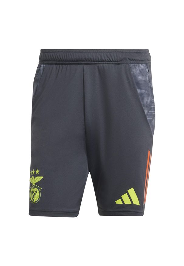 Adidas - Spodenki treningowe Benfica Lisbonne Tiro 2024/25. Kolor: szary. Materiał: materiał. Sport: piłka nożna