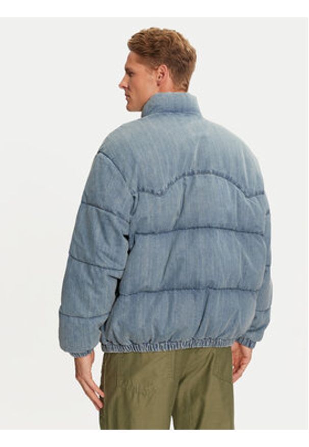 Levi's® Kurtka puchowa A0726-0003 Niebieski Relaxed Fit. Kolor: niebieski. Materiał: bawełna