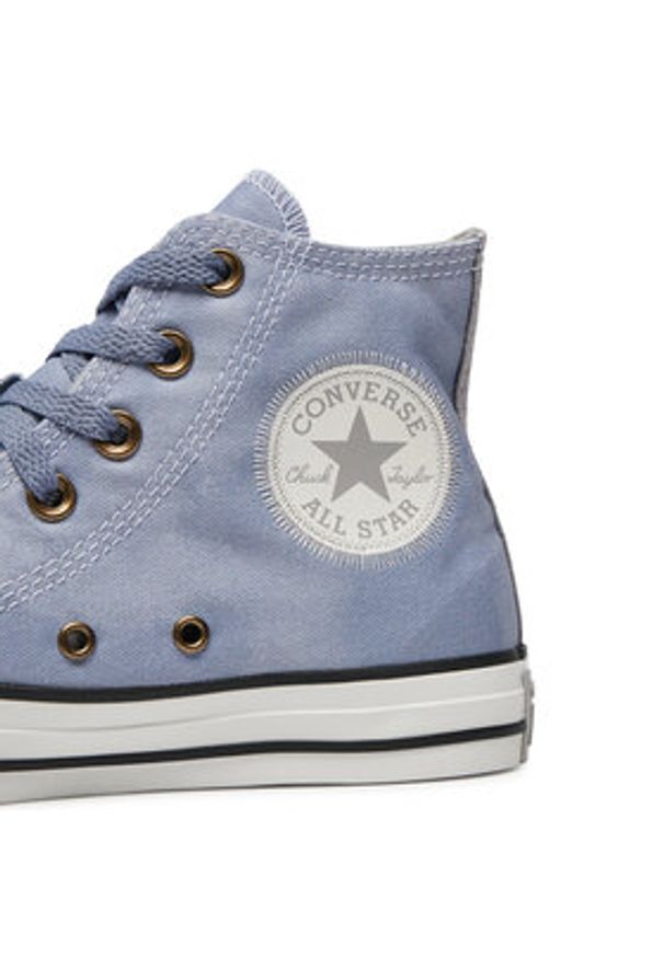 Converse Trampki Chuck Taylor All Star Tie Dye A06585C Fioletowy. Kolor: fioletowy. Materiał: materiał