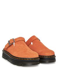 Dr. Martens Klapki Zebzag DM31937800 Pomarańczowy. Kolor: pomarańczowy. Materiał: skóra, nubuk #4